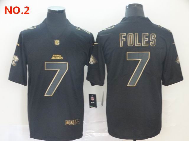 Men's Jacksonville Jaguars #7 Nick Foles Jerseys-9